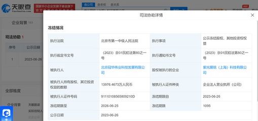 紫光展銳上億股權遭凍結，通訊設備代理業務面臨挑戰